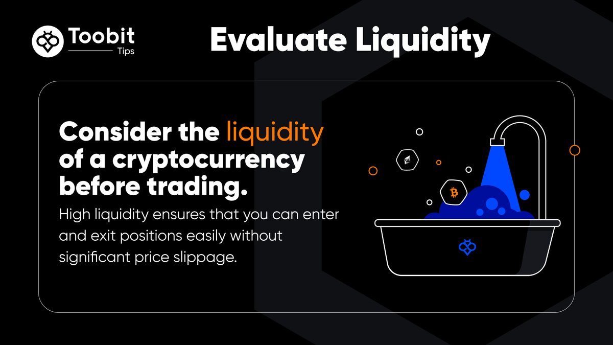 Toobit_official's tweet image. 🧠 Pro tip: Don’t dive into low-volume tokens unless you enjoy wild slippage and delayed exits. Choose wisely.
#ToobitTips #CryptoTrading
