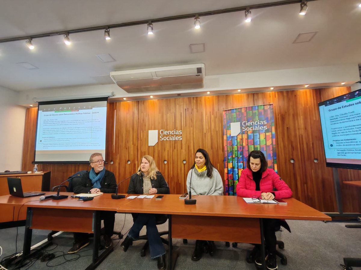 Núcleo Interdisciplinario Desarrollo Territorial Sostenible llevó a cabo con éxito dos actividades en el marco de la visita académica de la Universidad de Santa Cruz do Sul