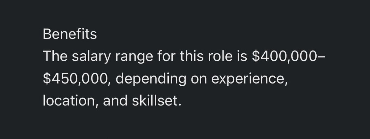 FourVork's tweet image. This job on LinkedIn offers $400,000/y for a CMO at a web3 company.
I am open to work as a CMO.
DMs open