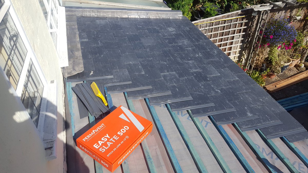 MJKRoofing's tweet photo. NEW LOW PITCHED LEAN TOO SLATE ROOF with Easy Slate System used

@MJKRoofing
https://t.co/kPoitj2eCA

#mjkroofing #slates #easyslate #newroof #slating #roofing #chelmsford #Essex #chelmsfordroofer #waterproof https://t.co/l6AG4MURmK
