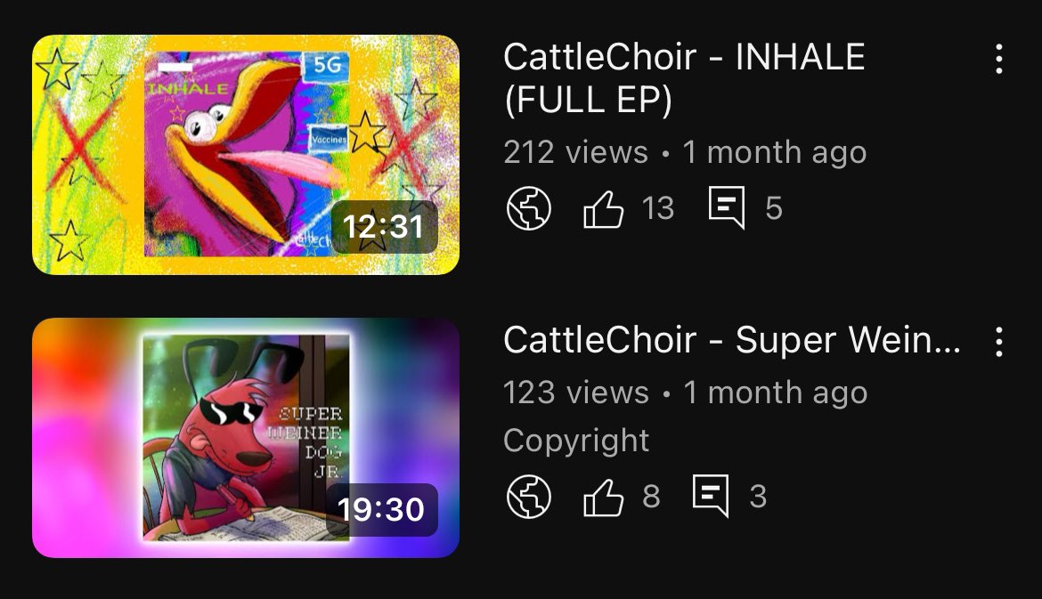 SrirachaMander's tweet image. I used to have multiple albums lined up for release and i got nothing this time. For the first time in years im musically bankrupt. Tho i did release 2 EPs at the same time ~two months ago, u should listen to them both i think