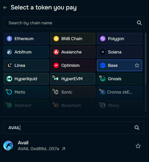 bigachuu's tweet image. Need to move $AVAIL across chains?
@deBridge has you covered on Ethereum and Base.
PS: It also contributes towards S2 points for the upcoming $DBR airdrop.