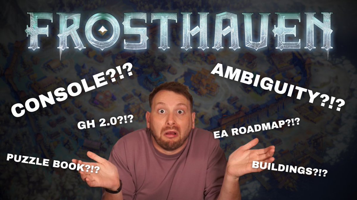 If you just want to know the answers to the burning questions from the <a href="/PlayFrosthaven/">Frosthaven</a> Q&amp;A. I got you covered👍youtu.be/58RrMKALioI