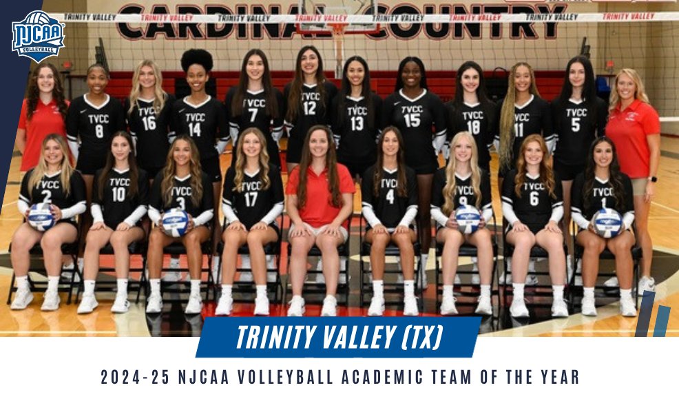 NJCAA Volleyball (@njcaavolleyball) on Twitter photo 🏆 <a href="/TVCCsports/">TVCC Sports</a> has been named the 2024-25 #NJCAAVB Academic Team of the Year with a 3.85 GPA!
Full list | njcaa.org/awards/academi… 🏆 <a href="/TVCCsports/">TVCC Sports</a> has been named the 2024-25 #NJCAAVB Academic Team of the Year with a 3.85 GPA!
Full list | njcaa.org/awards/academi…
