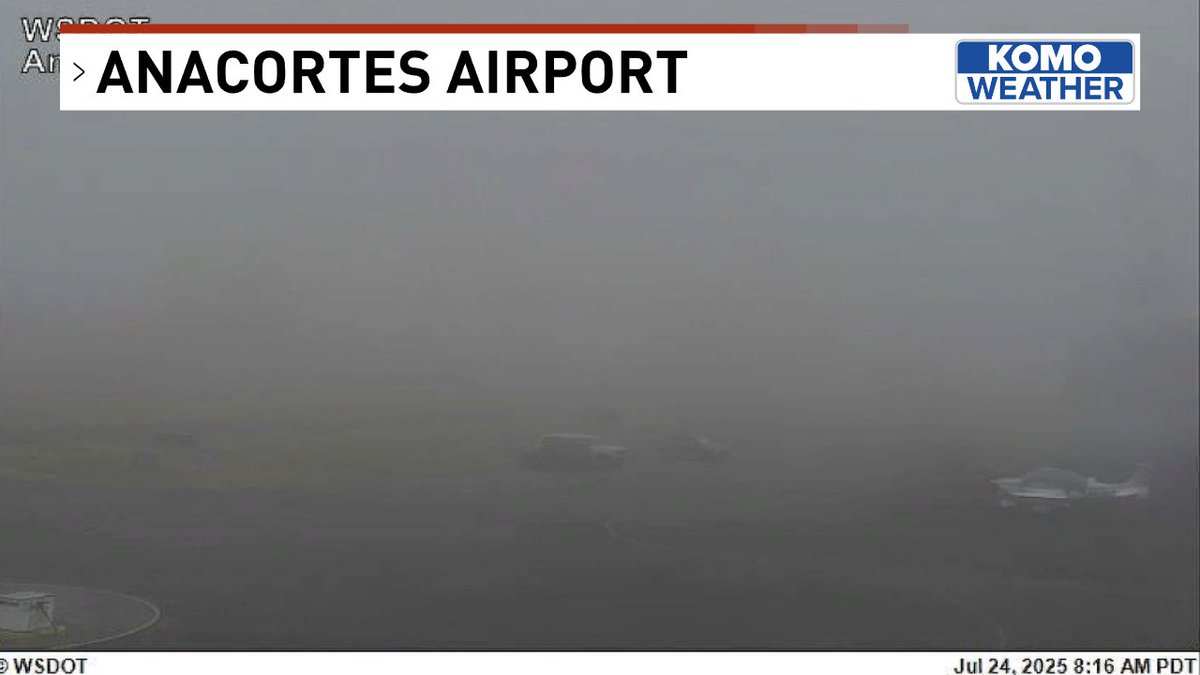 GWaldenWeather's tweet image. The cloudsfogmist hasn't built in everywhere. Blue skies between Everett and Arlington. Elsewhere, clouds slow to clear today, and may not over the coast! #WAWX