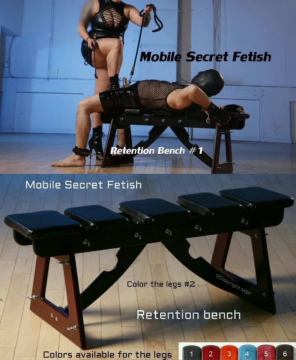 Mobile Secret Fetish (@mobilefetish) on Twitter photo ✨Retention Bench #1✨
✨There are a multitude of attachment points. And below, near the two stabilizer bars
- 6 colors available for the legs.
- For an infos and Order, please DM. <a href="/MobileFetish/">Mobile Secret Fetish</a>
✨M S F ; Official Play Equipment Supplier of the Montreal <a href="/FetishWeekend/">Fetish Weekend</a> ✨Retention Bench #1✨
✨There are a multitude of attachment points. And below, near the two stabilizer bars
- 6 colors available for the legs.
- For an infos and Order, please DM. <a href="/MobileFetish/">Mobile Secret Fetish</a>
✨M S F ; Official Play Equipment Supplier of the Montreal <a href="/FetishWeekend/">Fetish Weekend</a>