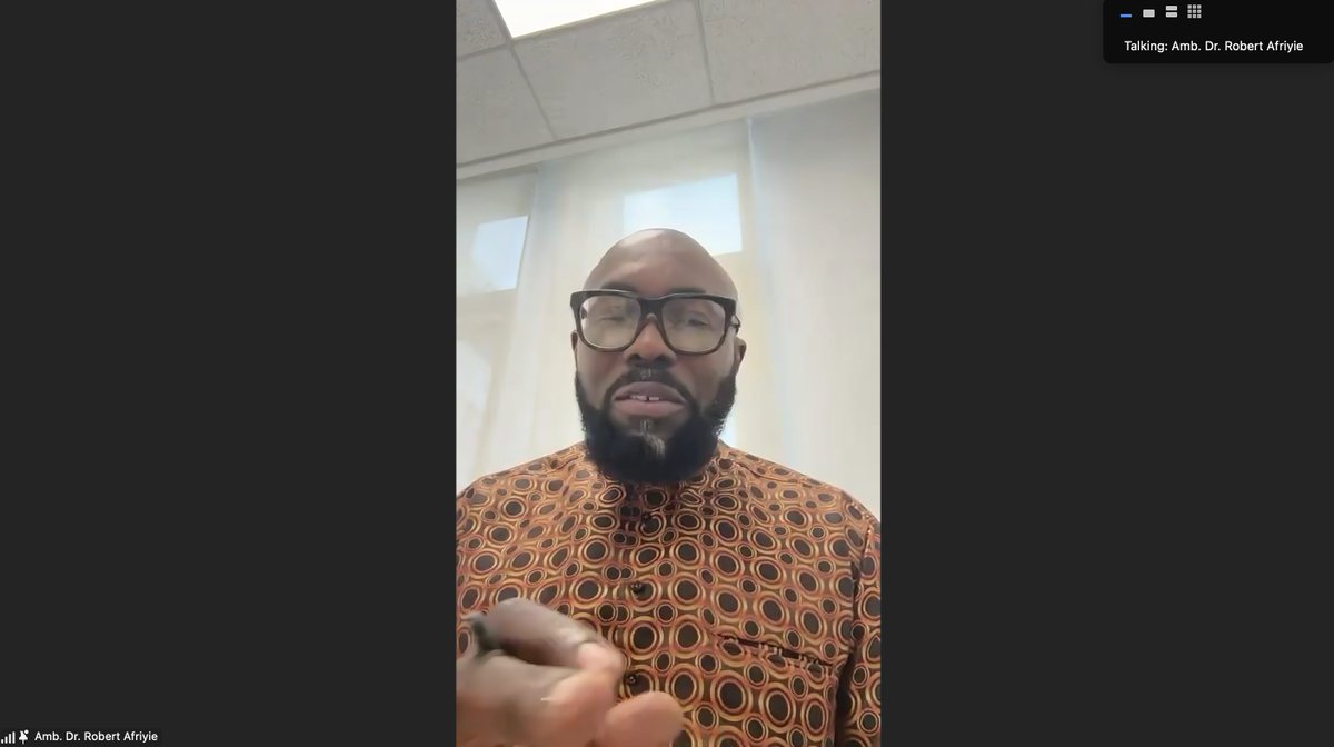 AU_ECOSOCC's tweet image. “Forward ever, backward never.”
At the Global Africa People-to-People Forum, H.E. Amb. Dr. Robert Afriyie (@GhanainEthiopia and @ECA_OFFICIAL) reminded us that while we share a collective pain, we are not victims.
#Reparations must include financial justice, and we must not be…