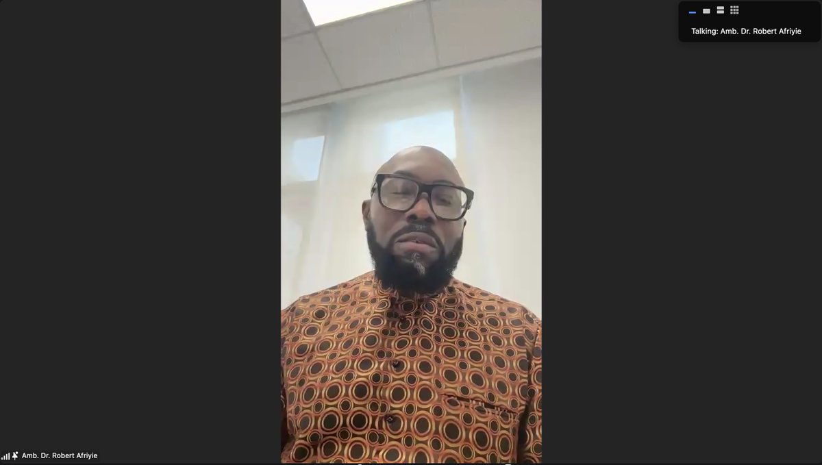 AU_ECOSOCC's tweet image. “Forward ever, backward never.”
At the Global Africa People-to-People Forum, H.E. Amb. Dr. Robert Afriyie (@GhanainEthiopia and @ECA_OFFICIAL) reminded us that while we share a collective pain, we are not victims.
#Reparations must include financial justice, and we must not be…