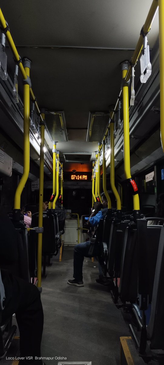 vsrao_'s tweet image. Took an AMA bus in Berhampur today!

✅ Fully working AC, Live stop announcement, USB charging ports, On-time service.

Really impressed with the punctuality. Great job @CRUT_BBSR!  🚍👏
Hope this standard is maintained in the future too.
#Berhampur #CRUT #SmartTransport
#bus
