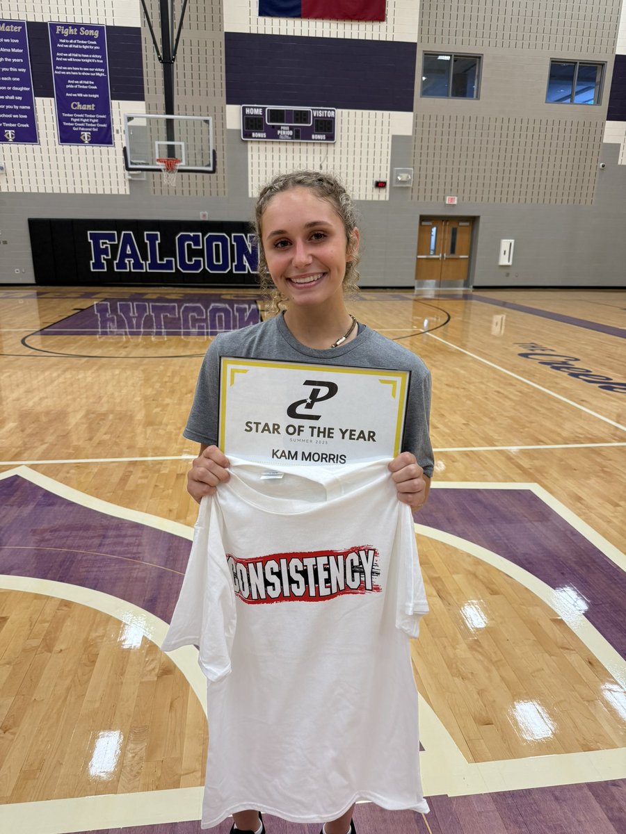 TimberCreekSB's tweet image. Kam Morris crushed it this summer with consistent energy, effort and leadership! Way to represent and well deserved star of the year! #TalonsUp
