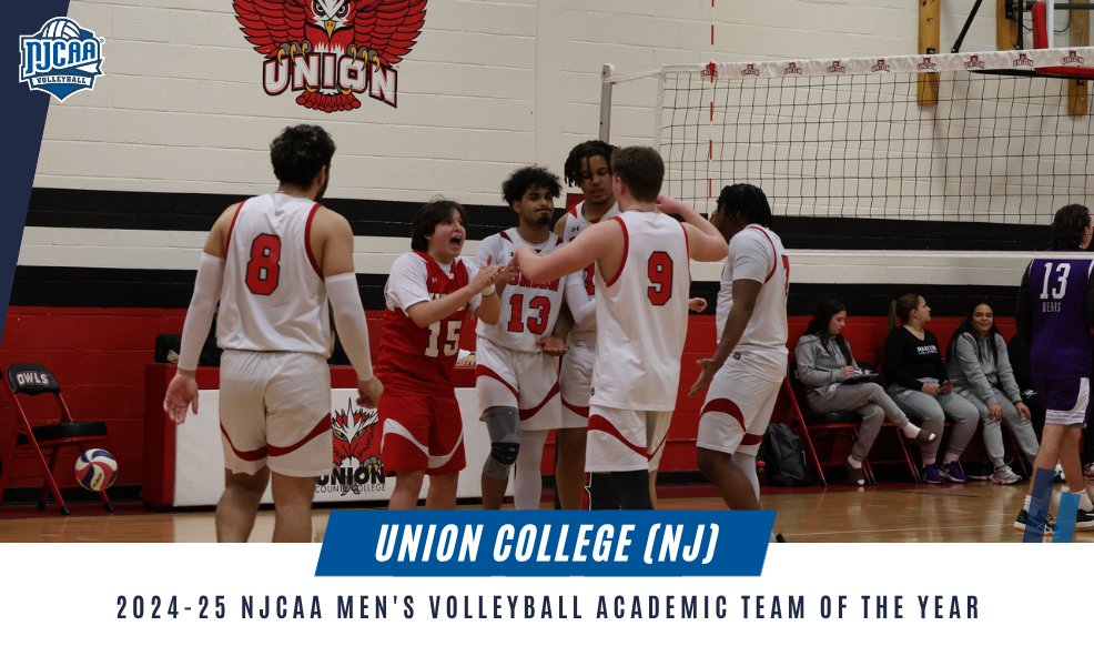 NJCAA Volleyball (@njcaavolleyball) on Twitter photo 🏆 <a href="/UnionOwls/">Union Owls Athletics</a> has been named the 2024-25 #NJCAAVB Men's Academic Team of the Year with a 3.15 GPA!
Full list | njcaa.org/awards/academi… 🏆 <a href="/UnionOwls/">Union Owls Athletics</a> has been named the 2024-25 #NJCAAVB Men's Academic Team of the Year with a 3.15 GPA!
Full list | njcaa.org/awards/academi…