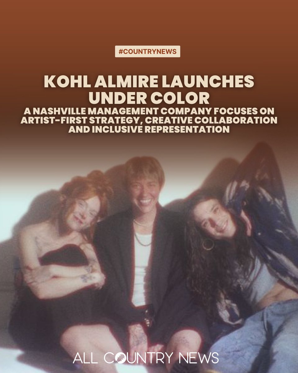 AllCountryNews's tweet image. 🎨 Meet the future of artist management: Kohl Almire launches Under Color, a bold, artist-first company supporting voices like Maddie Medley and Charlie Holt — this is music done differently. 💫
🔗 Read the full story now!
allcountrynews.com/post/under-col…