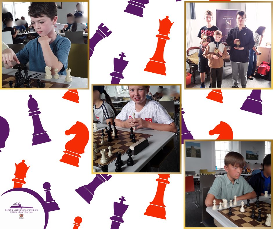 kildarelibrary's tweet image. Well done to all who took part in the Naas Library &amp;amp; Cultural Centre&apos;s Junior Chess Tournament 🏆
 A special Congratulations 🎉 goes to our
1st, 2nd and 3rd place Winners 👍