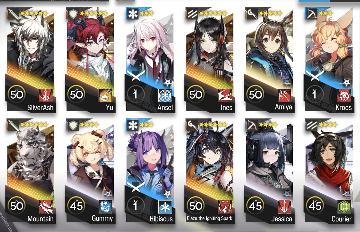 nagumotwt's tweet image. if anyone here arknights is this an ok team .