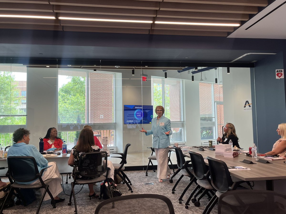 DrRenaeBryant's tweet image. It was a privilege to attend the AASA, The School Superintendents Association National Women’s Leadership Consortium this summer in Alexandria, VA, at the AASA headquarters (a new beautifully designed space down the street from the old location) along side superintendents,…