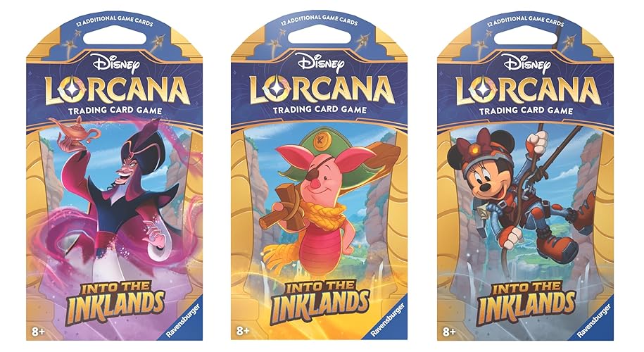 WAAAAA I got a Ravensburger Disney Lorcana Trading Cards Game for Adults and Kids 8 Years Up - Sleeved Booster (1 Individual Pack) - Set 3: Into The Inklands from lellybeantv via Throne. Thank you! throne.com/hollyy #Wishlist #Throne