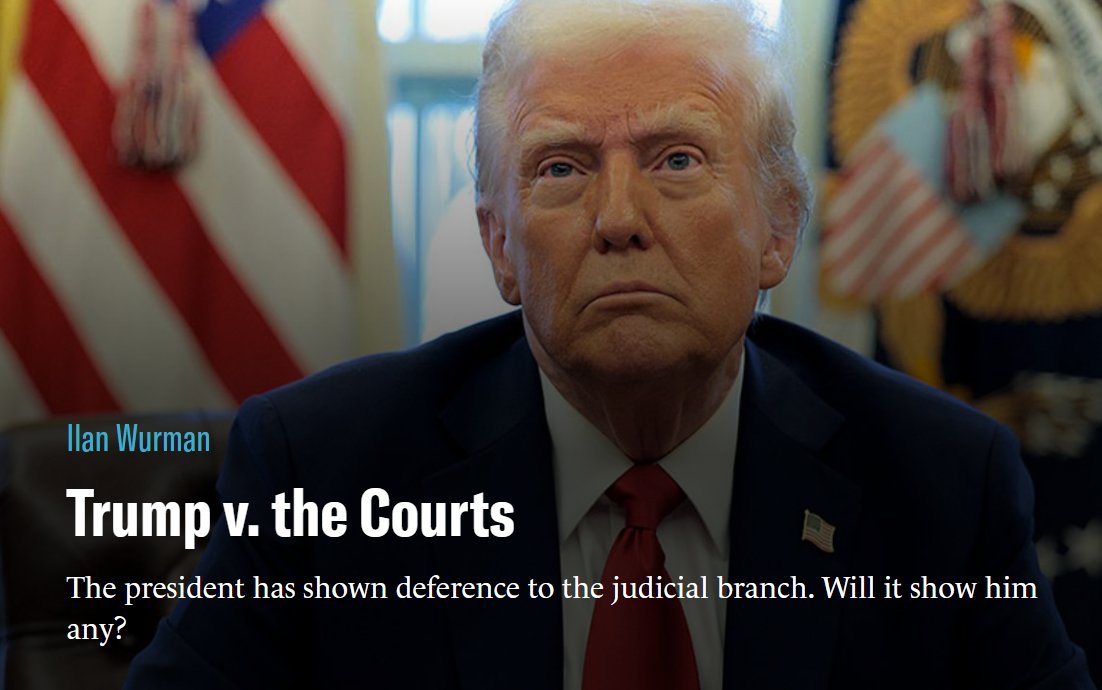 City Journal (@cityjournal) on Twitter photo Three features of modern injunctions make them especially problematicāparticularly in their use against the Trump administrationāand risk triggering a constitutional crisis, <a href="/ilan_wurman/">Ilan Wurman</a> writes. Three features of modern injunctions make them especially problematicāparticularly in their use against the Trump administrationāand risk triggering a constitutional crisis, <a href="/ilan_wurman/">Ilan Wurman</a> writes.