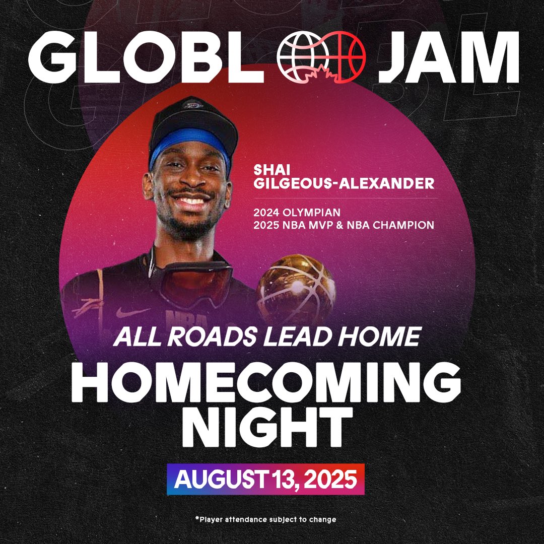 CanBball's tweet image. All roads lead home. Don’t miss it.
Tickets on sale now at globljam.ca 🎟️
—
Tous les chemins mènent à la maison. Manque pas ça.
Les billets sont en vente maintenant sur 🎟️
#GLOBLJAM #SeeTheRise #SMNT