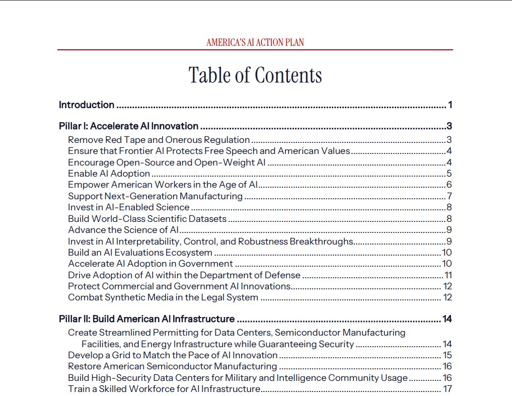 we made all those sci-fi robot downfall-of-humanity movies throughout the 2000s-2010s just for the white house's official real-life stance on AI to be, "hell yeah let's speedrun this bitch"