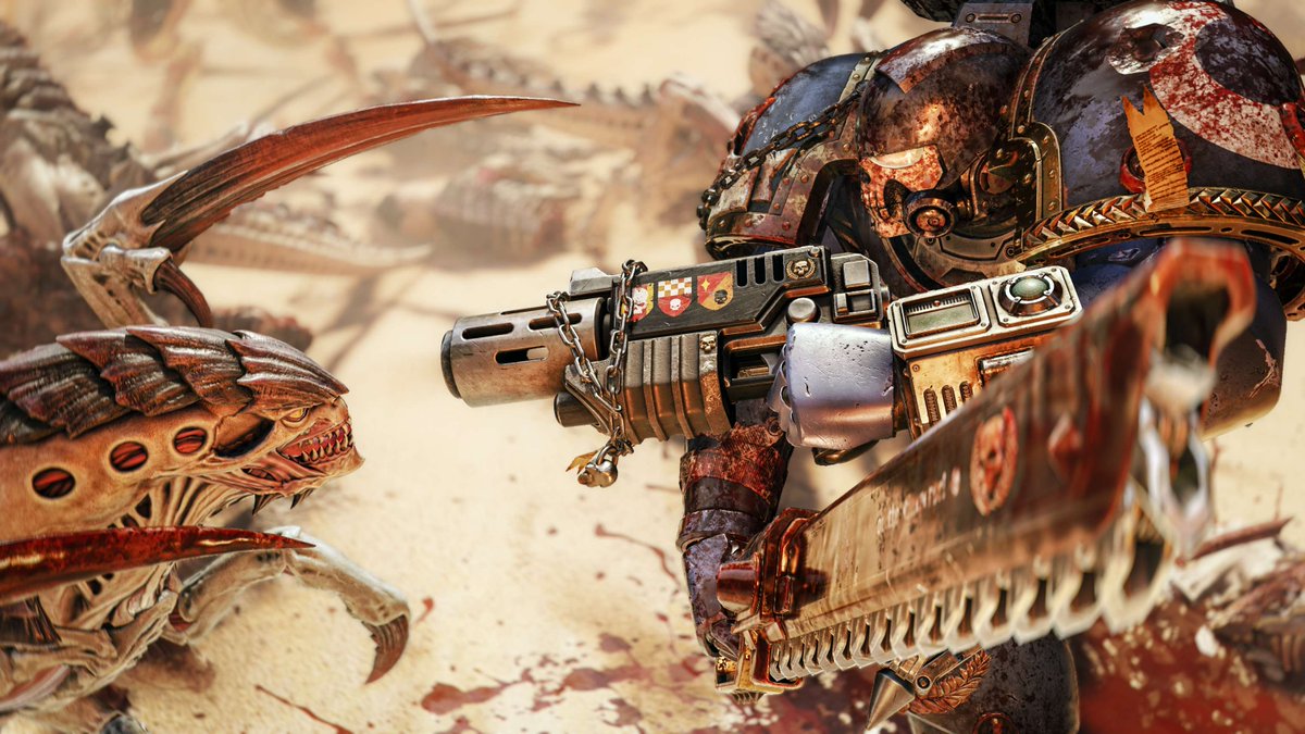 Focus_entmt's tweet image. Flexing my Inferno Pistol because I can ๐
#SpaceMarine2