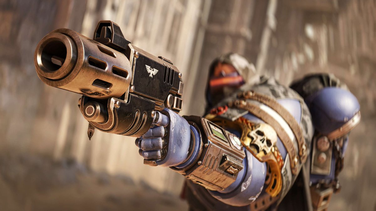 Focus_entmt's tweet image. Flexing my Inferno Pistol because I can ๐
#SpaceMarine2