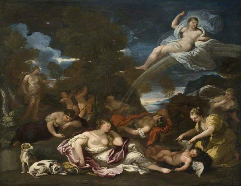 ArtistGiordano's tweet image. The Disarming of Cupid, an Allegory of Chastity wikiart.org/en/luca-giorda…