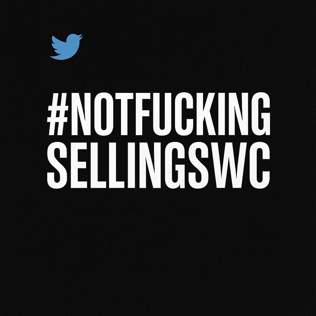 Bears & Bitcoin Bull (@bearscubs23) on Twitter photo π¨ Launching the #NotFuckingSellingSWC campaign.
If you believe in $SWC/$TSWCF help get the message out.
Post, reply, repost, quote post β anything with the hashtag adds momentum. Let's help leadership build a wall. <a href="/smarterwebuk/">The Smarter Web Company</a>
(Pinned my conviction too β check my π¨ Launching the #NotFuckingSellingSWC campaign.
If you believe in $SWC/$TSWCF help get the message out.
Post, reply, repost, quote post β anything with the hashtag adds momentum. Let's help leadership build a wall. <a href="/smarterwebuk/">The Smarter Web Company</a>
(Pinned my conviction too β check my