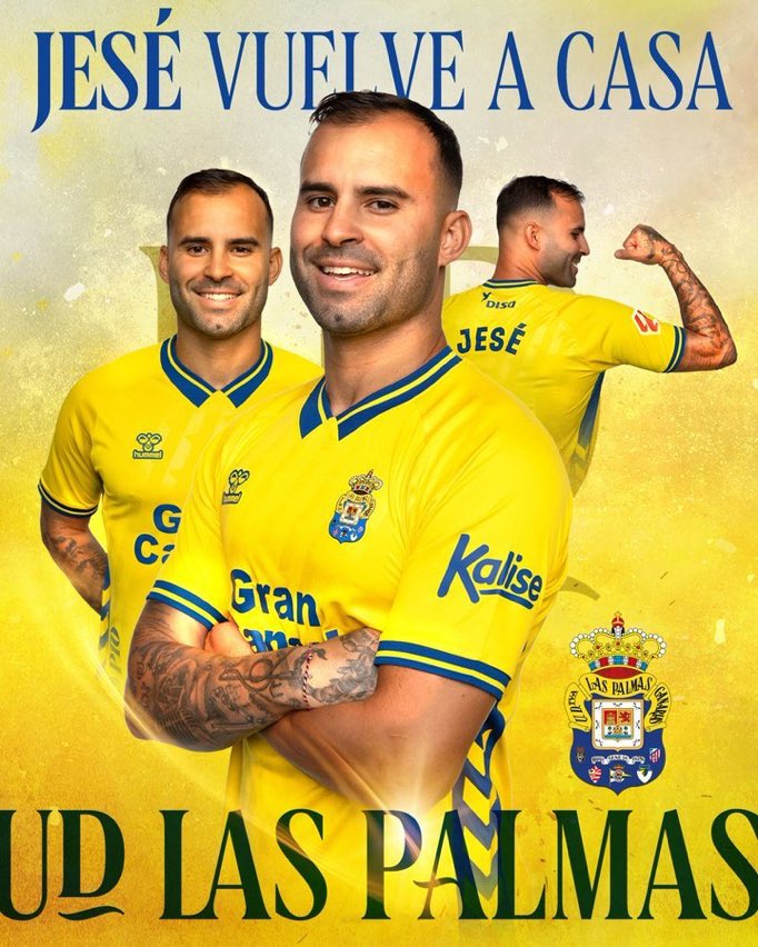 FootballTimee__'s tweet image. 🚨 OFICIAL | Jesé vuelve a la @UDLP_Oficial a sus 32 años.