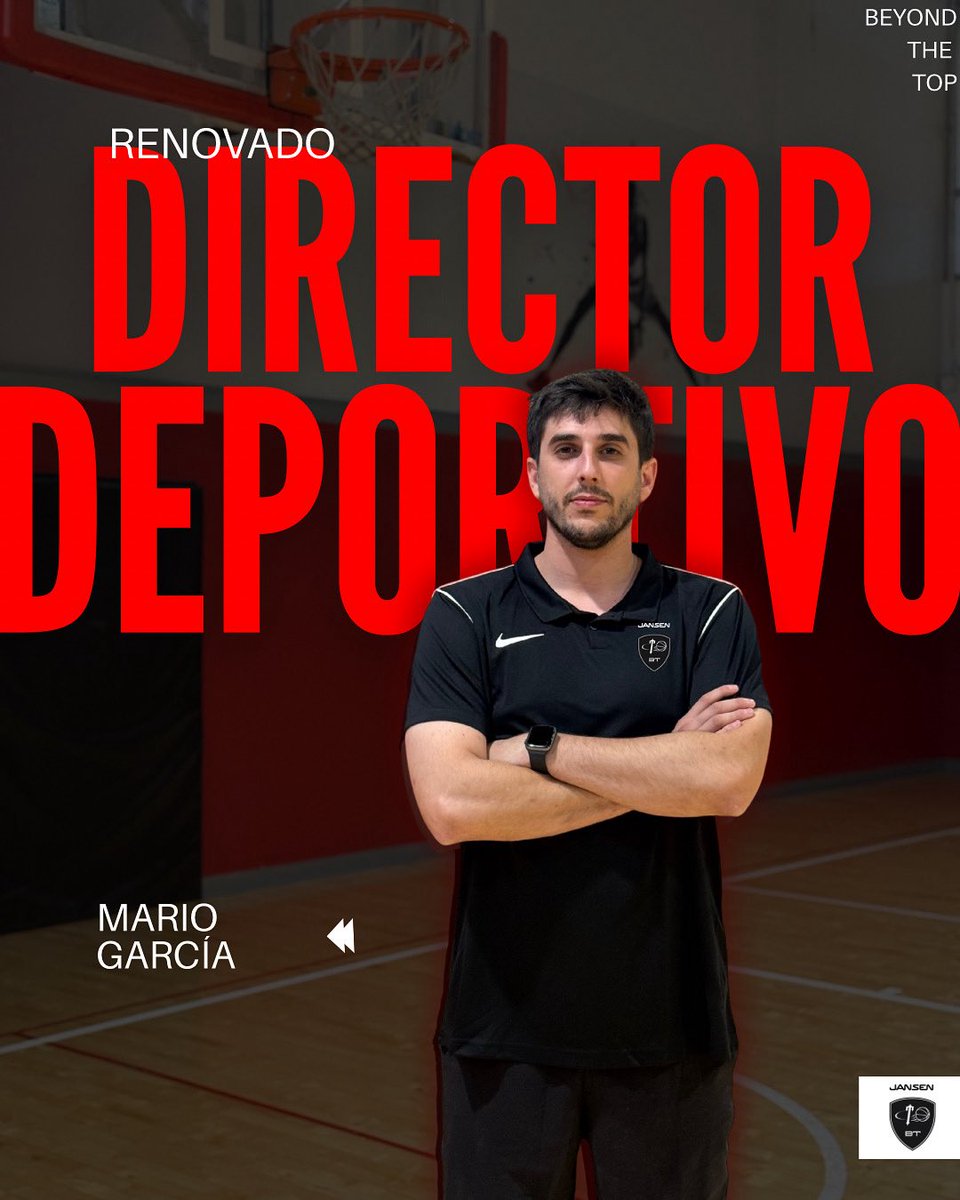 📣 Mario García seguirá una temporada más al frente de la Dirección Deportiva.

Compromiso, visión y liderazgo para seguir creciendo juntos.

¡A por todo, Mario! ✅

#CarácterTorre | #Torrelodones