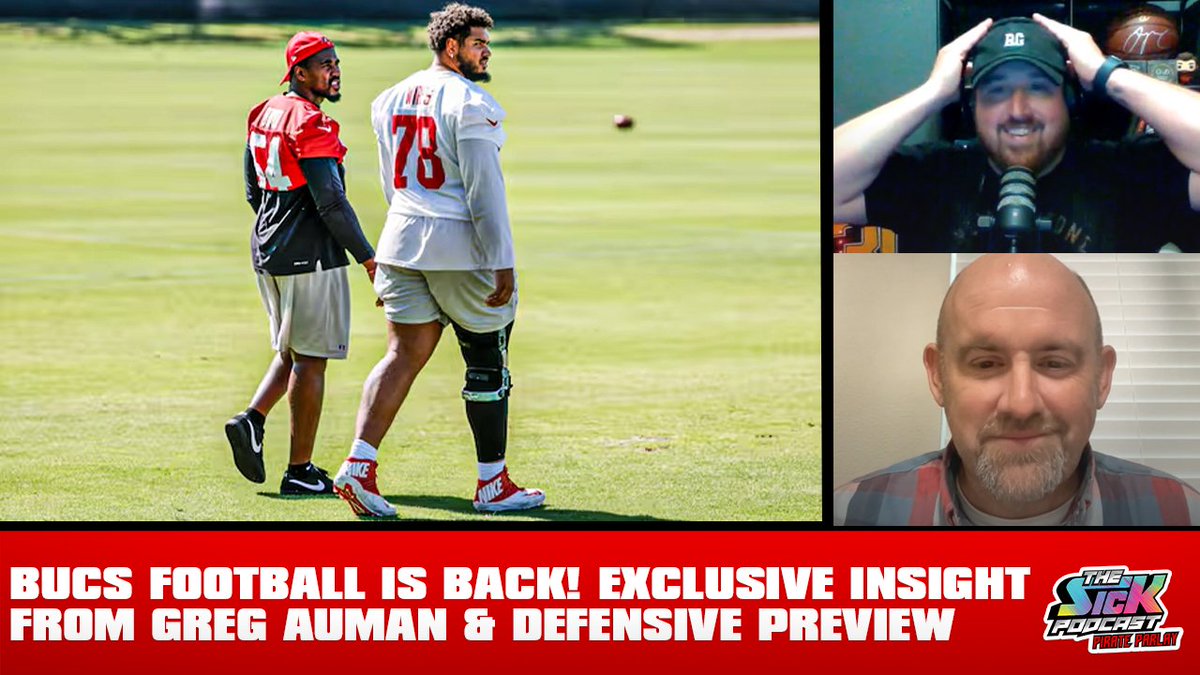sickpodbucs's tweet image. 🚨New Episode🚨
@gregauman joins @JCAllenNFL to discuss:
🔴 Highlighting key player takeaway
🔴 First day of Bucs training camp
🔴 Defensive preview
Full pod👇
Watch: youtube.com/live/2pH5Yu0lo…
Listen: traffic.megaphone.fm/SICMED70304050…
#WeAreTheKrewe #thesickpodcast