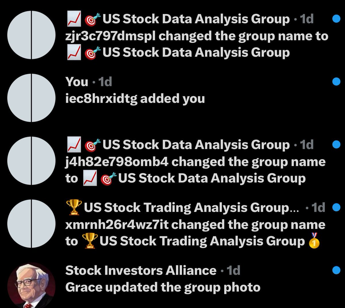 NeelBParekh's tweet image. Anyone else constantly getting added to these stupid spam DMs?
