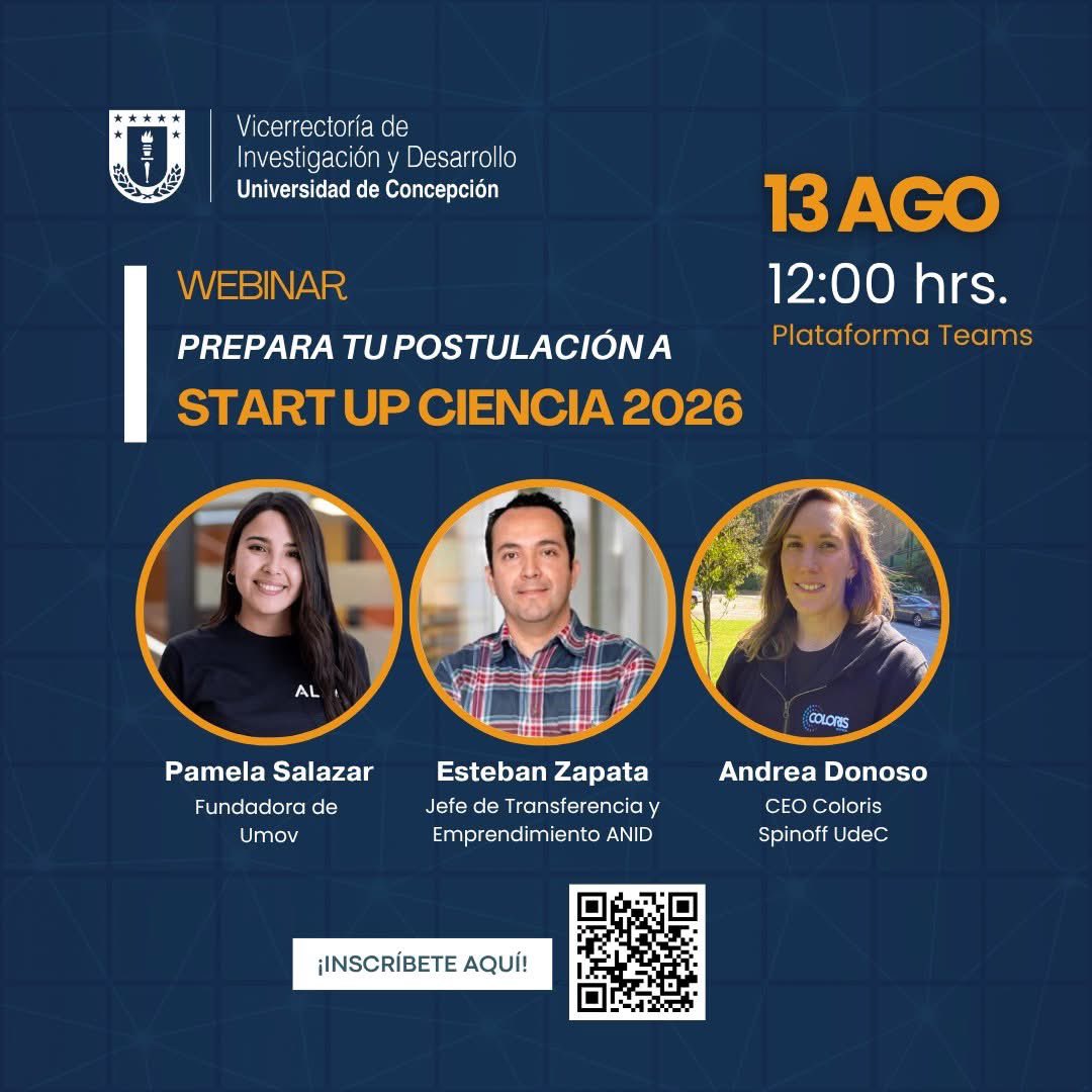 OTLUDEC's tweet image. #Financiamiento El próximo miércoles 13, realizaremos este seminario virtual sobre las postulaciones al concurso Startup Ciencia de ANID Chile
Inscríbete en: forms.gle/Us1uY52tYgxgEJ…
¡Te esperamos!