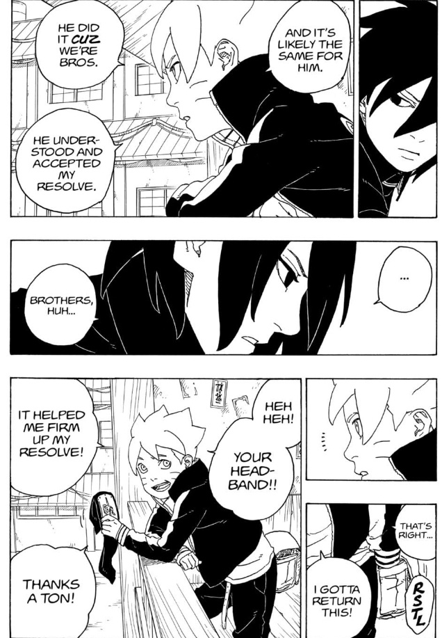 MidniteForge's tweet image. This conversation between Sasuke and Boruto is kinda depressing…
You can really feel the weight of everything they’ve been through.