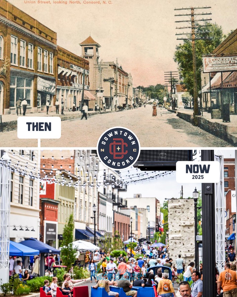 There’s something powerful about honoring where we’ve been—while embracing where we’re going. From historic facades to fresh new upfits, our downtown is a beautiful blend of legacy and growth. 

📍Downtown Concord is alive, evolving, and worth celebrating. 

#DowntownConcordNC