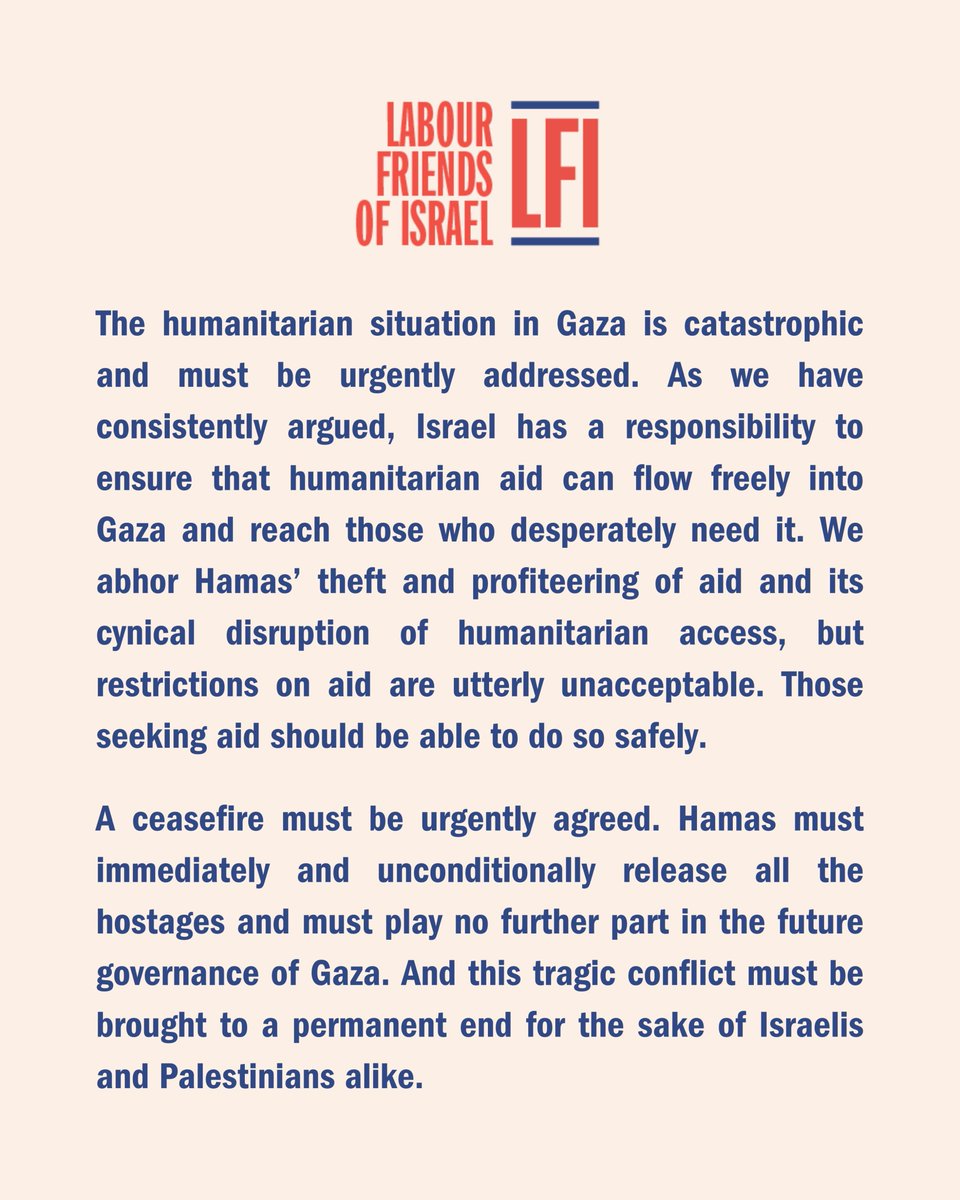_LFI's tweet image. The humanitarian situation in Gaza is catastrophic and must be urgently addressed.