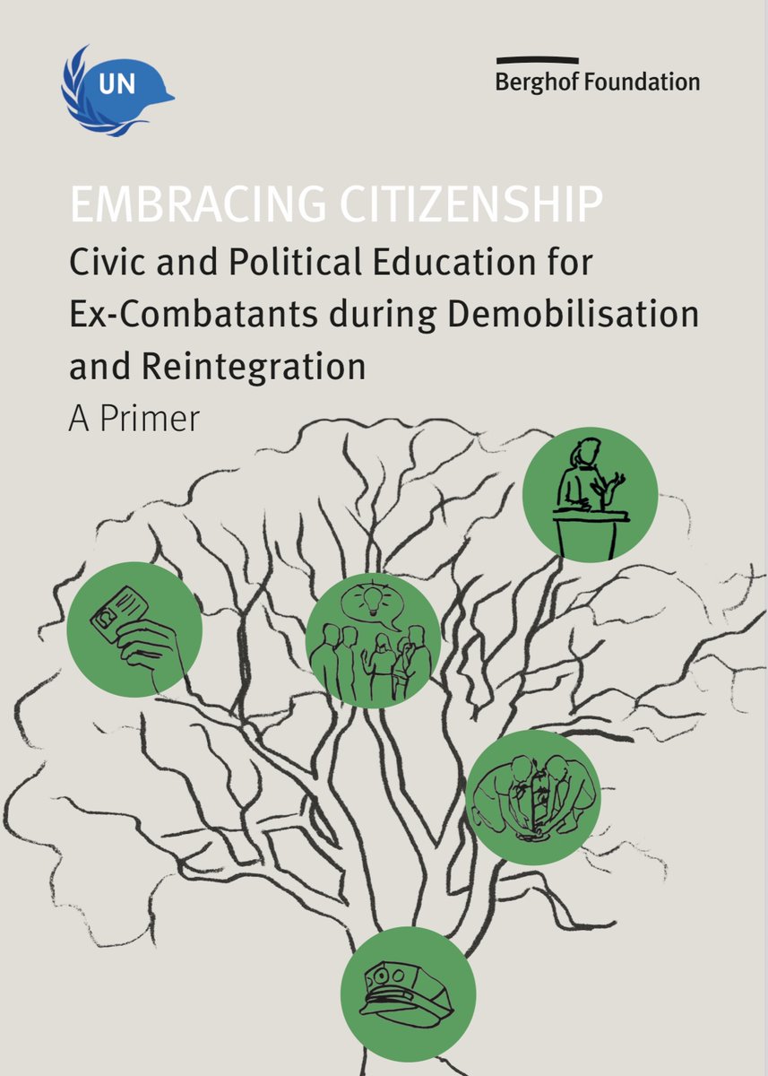 UN_OROLSI's tweet image. Yesterday, the #DDR Section & @BerghofFnd held an online brown bag on our two new primers:
📘civic/political education;
🤝 mediation in the political transformation of armed groups.
Learn more: tinyurl.com/apczcdkd & tinyurl.com/2w6rwjp8
#Peacebuilding #Disarmament