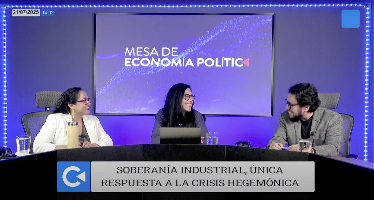 luisesperanto's tweet image. SECTOR PRIVADO MEXICANO, BUEN ALIADO DEL PROYECTO DE REINDUSTRIALIZACIÓN DEL PLAN MÉXICO
CONTRALÍNEA, MESA DE ECONOMÍA POLÍTICA | Soberanía industrial, única respuesta a la crisis hegemónica de EU #news, youtube.com/watch?v=AS3NXA…