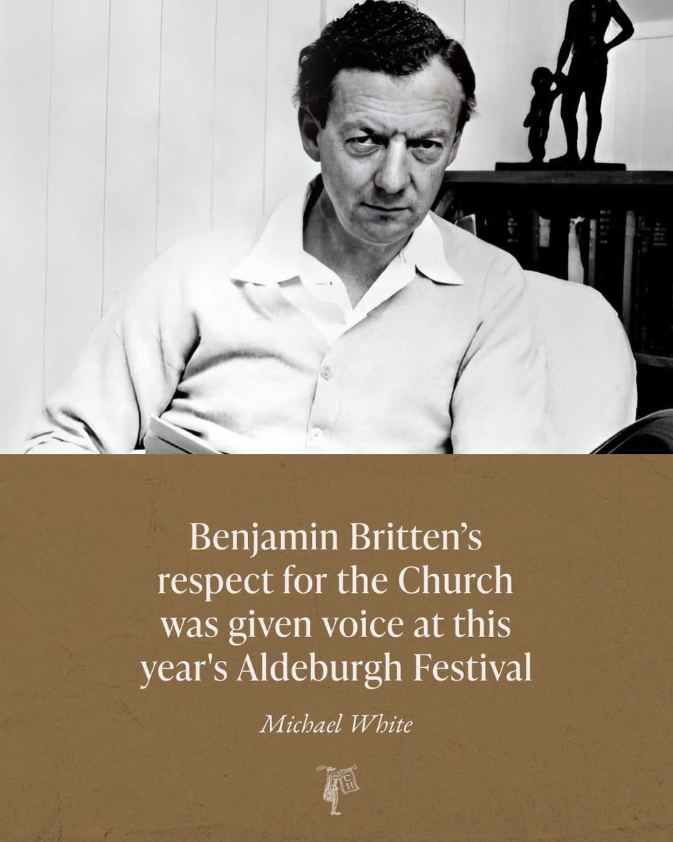 CatholicHerald's tweet image. Britten’s spiritual yearning, Hopkins’ haunted verses, and flickering candlelight in Thaxted: this summer's Aldeburgh and Thaxted festivals offered rare encounters with the transcendent.
Read here ➡️ heraldl.ink/benjamin-britt…
#UK #Christianity #Culture