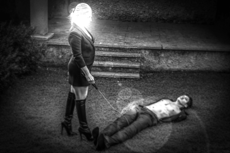 Meanwhile in Mrs. Ledermann's garden...

Read more about Philipp's downfall in my books: Mistress in Boots