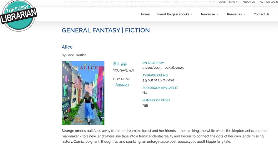 GaryGautier1's tweet image. #newnovels #kindledeals #literaryfiction #experimentalfiction #nolaliterature #visionaryfiction #paranormalfiction #garygautier #metaphysicalfiction #writingcommunity #99cbooks
Featured on Fussy