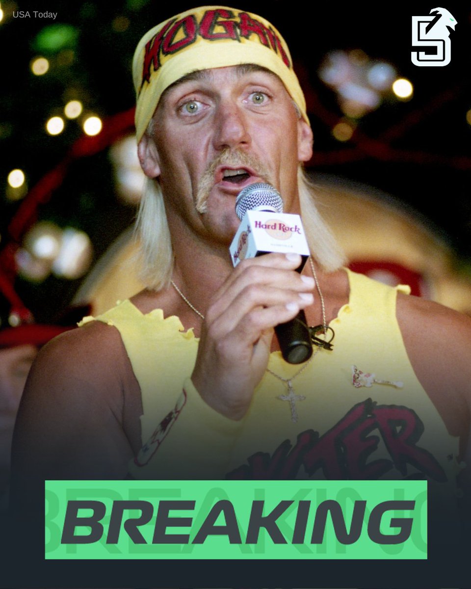5GOATs_'s tweet image. Wrestling legend Hulk Hogan has died at 71, per @TMZ_Sports.
on3.com/pro/news/hulk-…