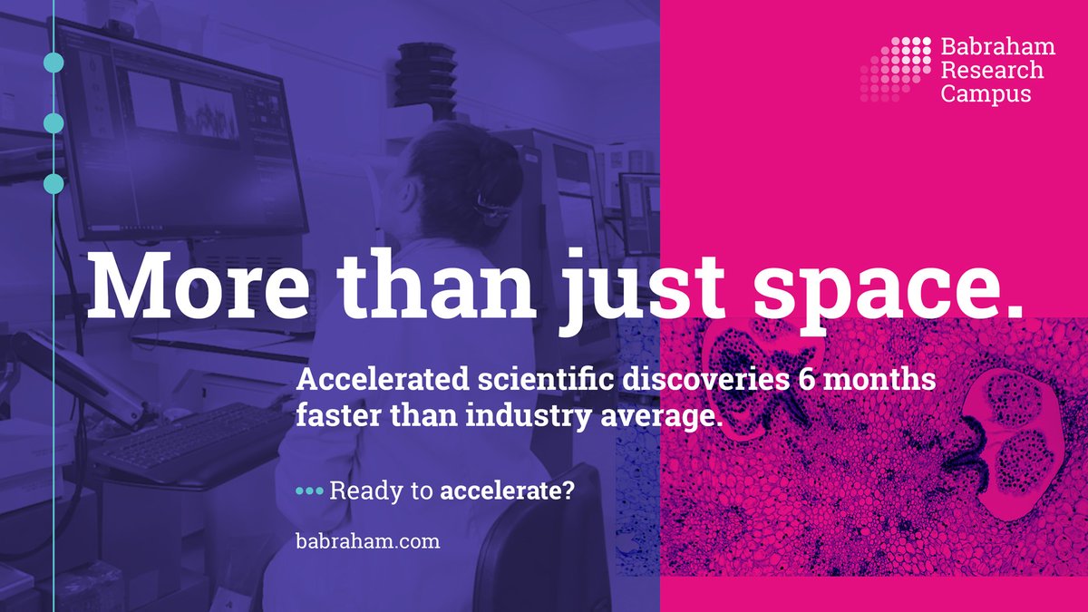 BabrahamUK's tweet image. 🔬Want to put your science in the right place?
🌟 We have #LabSpace ready to move into ranging from start-up, to scale-up and grow.
Whether you're looking for a single lab bench or a bigger HQ facility explore the options - ow.ly/wxXy50WbyR6
#Cambridge #ResearchCampus