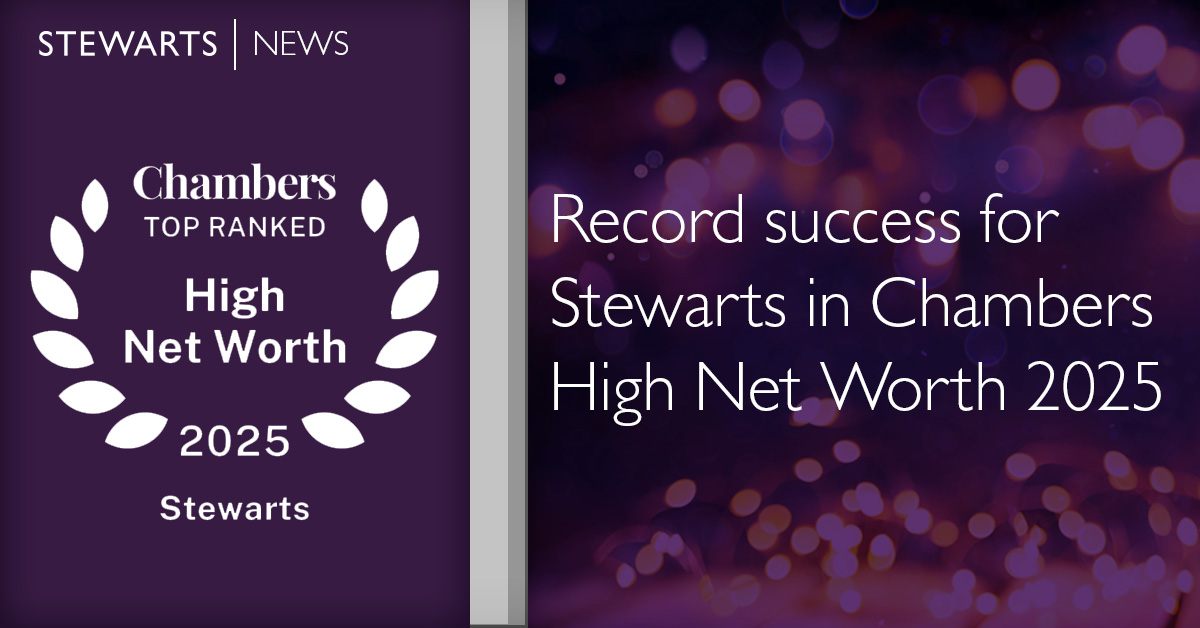 Stewarts (@stewartslawllp) on Twitter photo Our Divorce and Family and Trust and Probate Litigation departments have maintained their Band 1 rankings in the <a href="/ChambersGuides/">Chambers and Partners</a> 2025. Find out more here:
stewartslaw.com/news/record-su… Our Divorce and Family and Trust and Probate Litigation departments have maintained their Band 1 rankings in the <a href="/ChambersGuides/">Chambers and Partners</a> 2025. Find out more here:
stewartslaw.com/news/record-su…