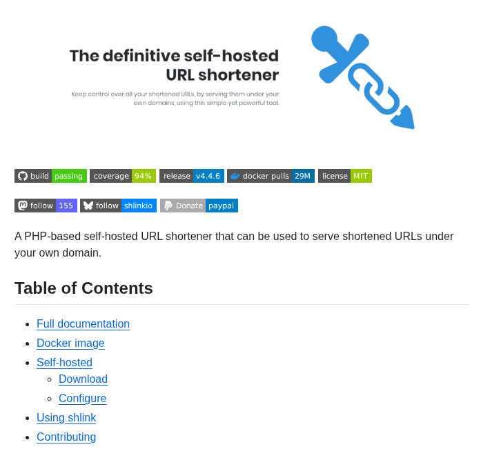 tom_doerr's tweet image. self-hosted URL shortener with analytics and custom domains