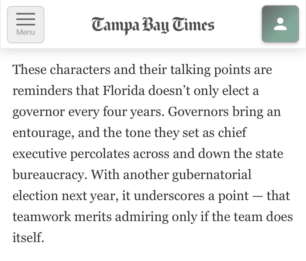 Blaise Ingoglia (@govgonewild) on Twitter photo Leftist logic at work at the <a href="/TB_Times/">Tampa Bay Times</a>.
<a href="/GovRonDeSantis/">Ron DeSantis</a> had led this state with the conviction and resolve that gave R’s a 1.3M voter advantage.
He enjoys record approval ratings.
People are moving to Florida in droves.
This columnist thinks that him appointing like-minded Leftist logic at work at the <a href="/TB_Times/">Tampa Bay Times</a>.
<a href="/GovRonDeSantis/">Ron DeSantis</a> had led this state with the conviction and resolve that gave R’s a 1.3M voter advantage.
He enjoys record approval ratings.
People are moving to Florida in droves.
This columnist thinks that him appointing like-minded