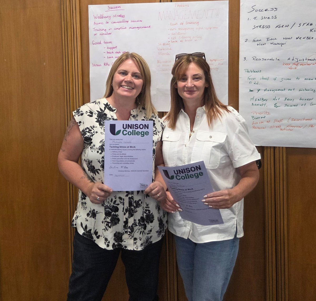 📚 Investing in Support for You 💜

This week, some of our representatives attended the “Tackling Stress at Work” course — building their knowledge and skills to better support members facing workplace stress and mental health challenges.