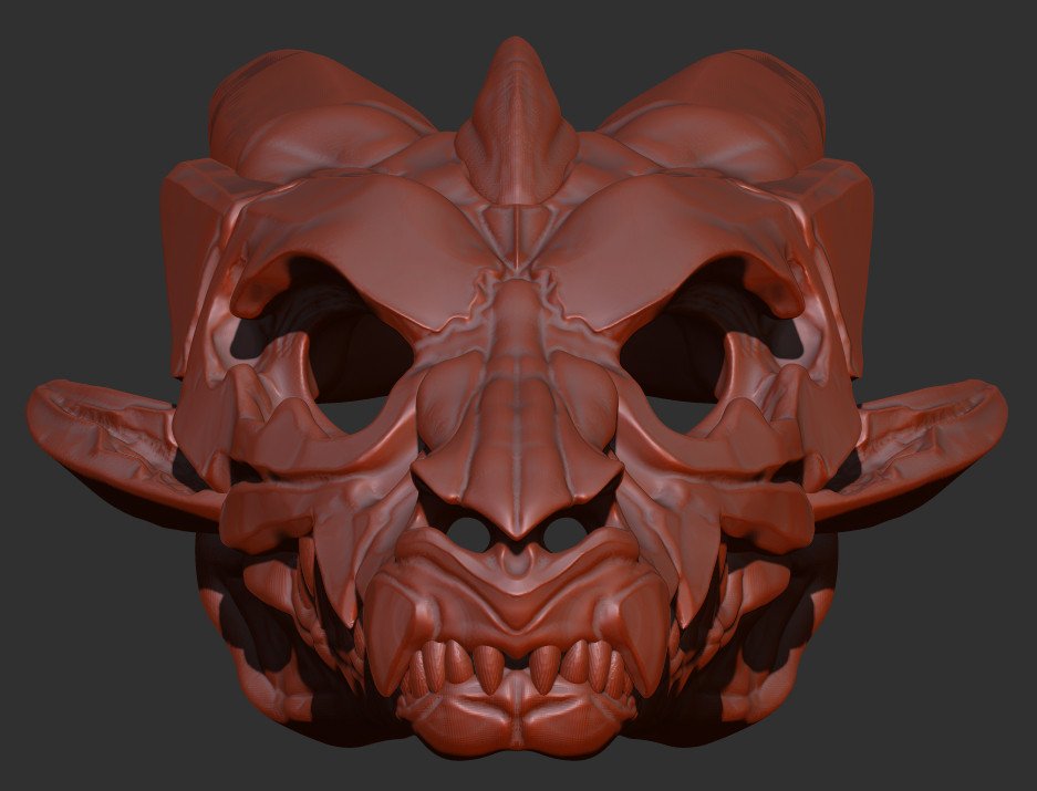 Kodiak3D_'s tweet image. Sculpted my skull xd