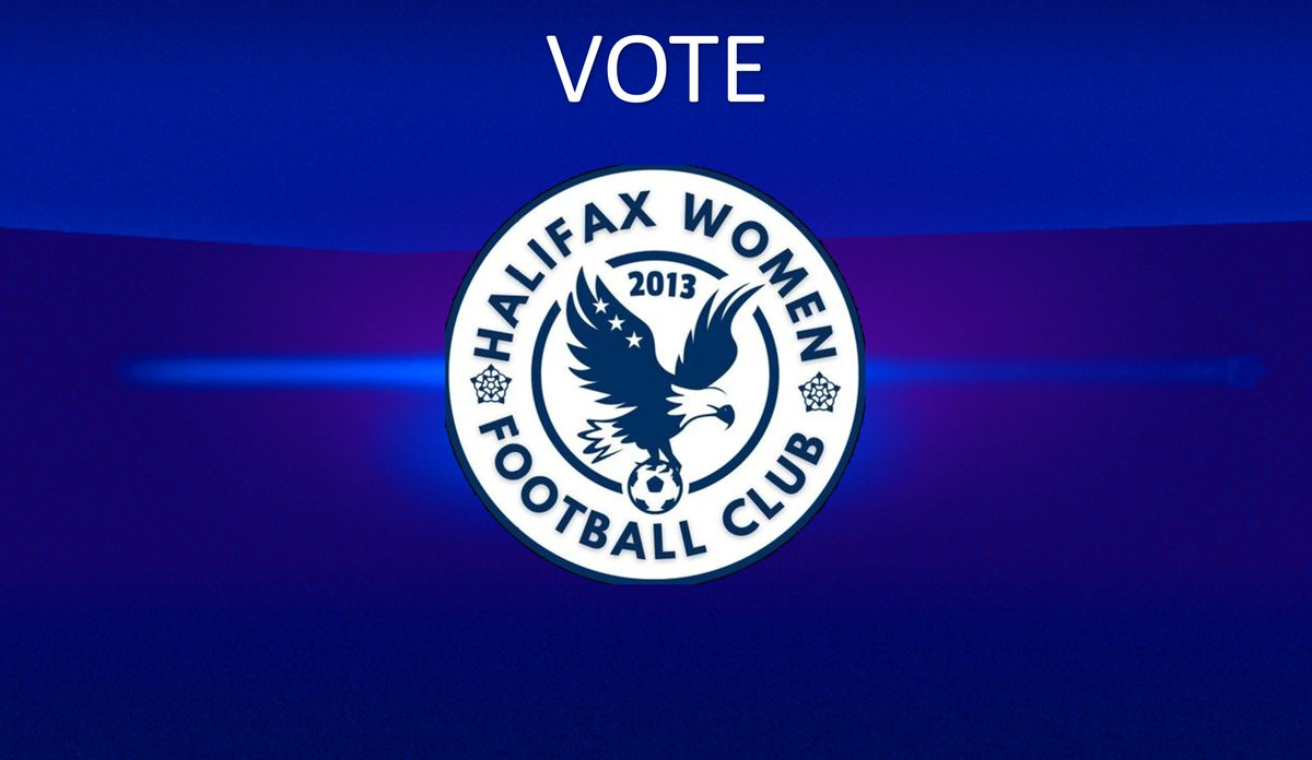 Women's Football Chat (@wfootballchat) on Twitter photo Vote <a href="/HalifaxFCWomen/">Halifax FC Women</a> with a like and vote a second time if you wish with a repost. Voting closes at 6pm on Sunday. Vote <a href="/HalifaxFCWomen/">Halifax FC Women</a> with a like and vote a second time if you wish with a repost. Voting closes at 6pm on Sunday.