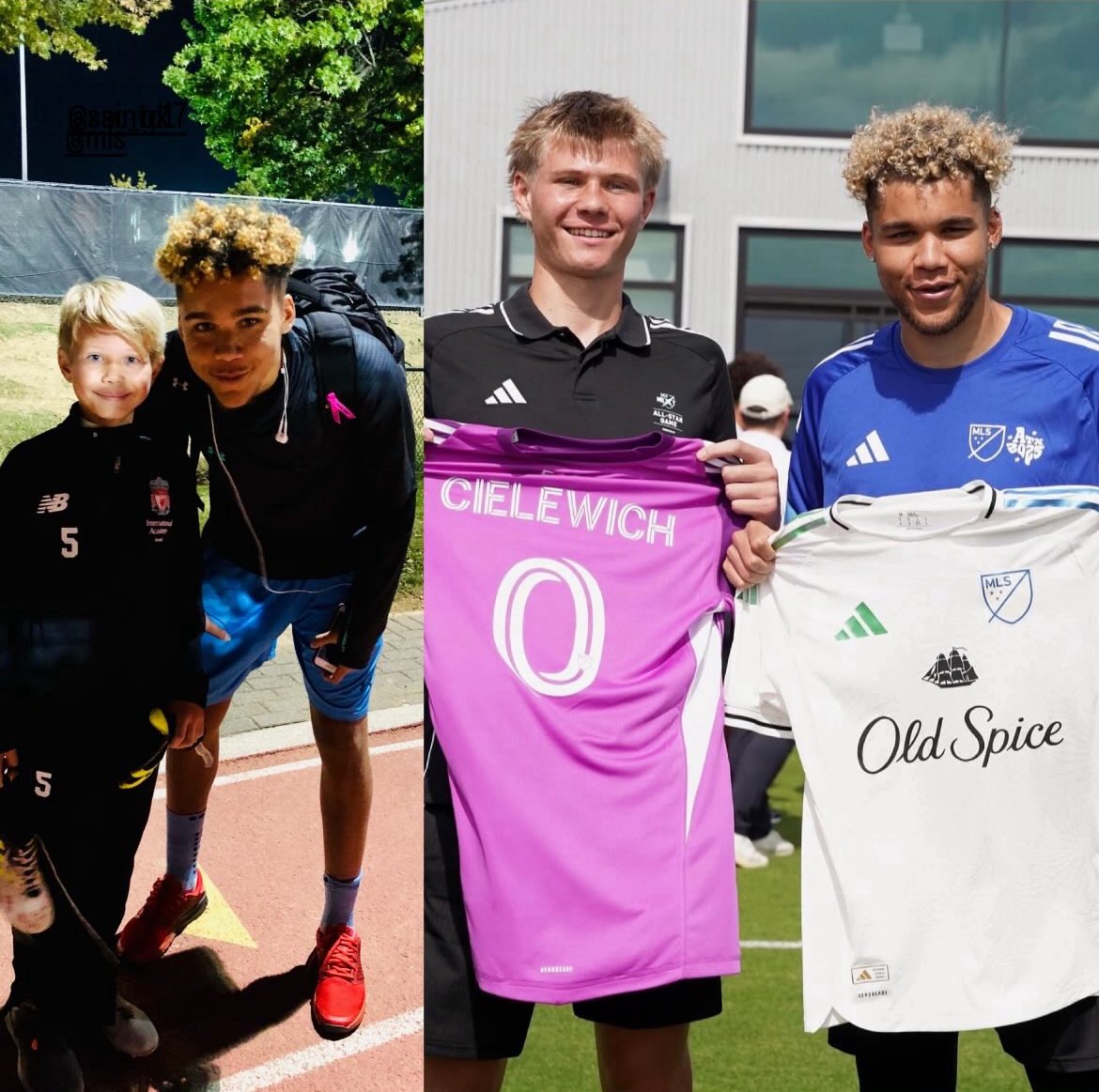 Ccielewich (@ccielewich5) on Twitter photo Grateful for media coverage of full circle moment between Dayne & Zach <a href="/ZCielewich5/">Zach Cielewich</a> reunited at the <a href="/MLS/">Major League Soccer</a> <a href="/MLSNEXT/">MLS NEXT</a> all star games this week 🐢 ⚽️ 🧤 🥅 💪
<a href="/umterps/">Maryland Terrapins</a> <a href="/Terrapins247/">Inside Maryland Sports</a> <a href="/MarylandMSoccer/">Maryland Men’s Soccer 🐢</a>
<a href="/AACapitalSports/">Capital Gazette Sports</a>
<a href="/AACountySchools/">AACPS</a>
<a href="/Insideblackgold/">Inside the Black & Gold</a>
<a href="/usmntaut/">American Ultras Talk</a>
<a href="/ProspectsUsmnt/">USMNTProspects</a> Grateful for media coverage of full circle moment between Dayne & Zach <a href="/ZCielewich5/">Zach Cielewich</a> reunited at the <a href="/MLS/">Major League Soccer</a> <a href="/MLSNEXT/">MLS NEXT</a> all star games this week 🐢 ⚽️ 🧤 🥅 💪
<a href="/umterps/">Maryland Terrapins</a> <a href="/Terrapins247/">Inside Maryland Sports</a> <a href="/MarylandMSoccer/">Maryland Men’s Soccer 🐢</a>
<a href="/AACapitalSports/">Capital Gazette Sports</a>
<a href="/AACountySchools/">AACPS</a>
<a href="/Insideblackgold/">Inside the Black & Gold</a>
<a href="/usmntaut/">American Ultras Talk</a>
<a href="/ProspectsUsmnt/">USMNTProspects</a>