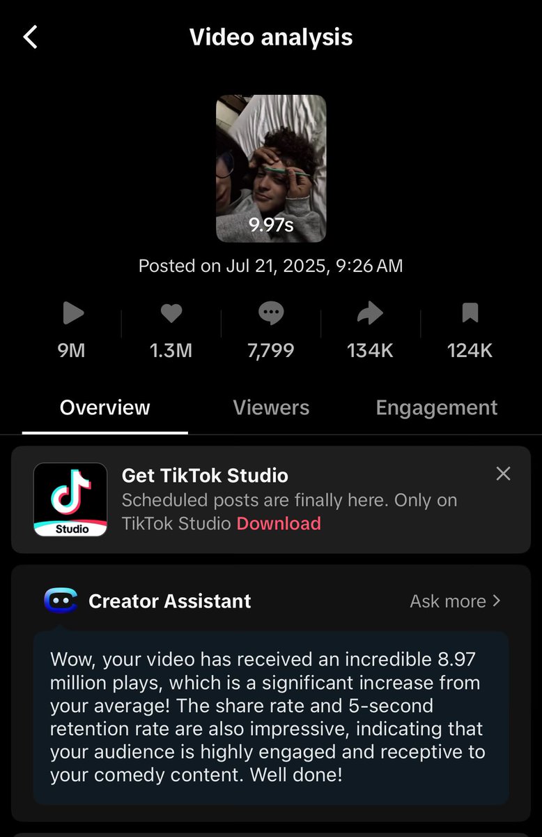 TheOnlyKylo's tweet image. Am I about to have my first 10M views video?! Bro this is insane! 🥹